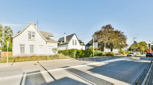 Street with houses